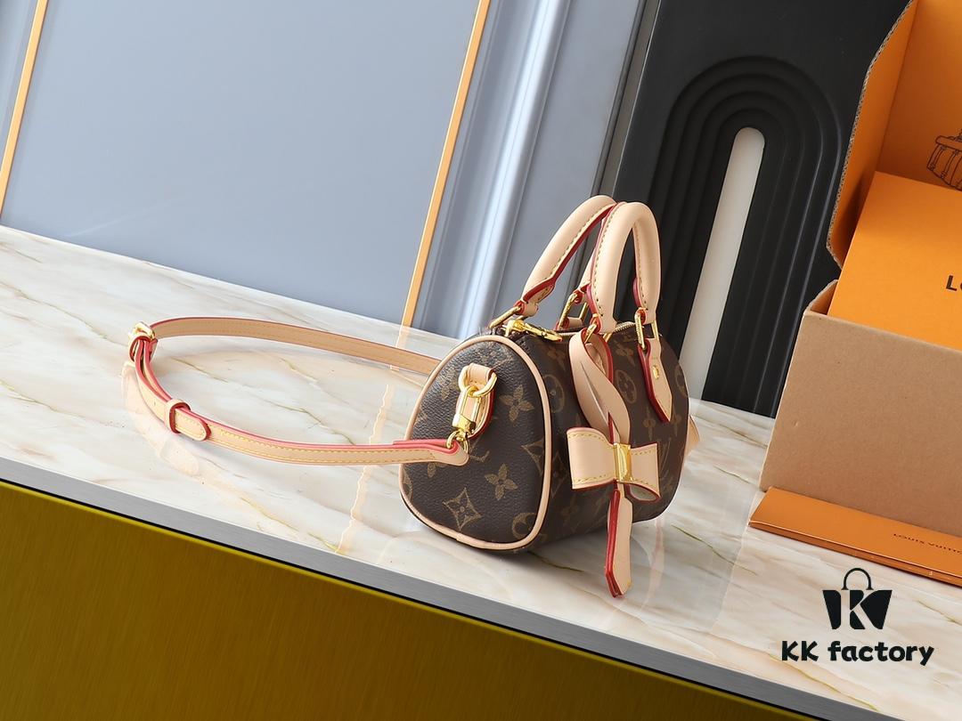 69306038f09edb6de4c50522 Upgraded Original M13391 M13406 M81085 LV x Murakami Takashi Collaborative Nano Speedy Handbag