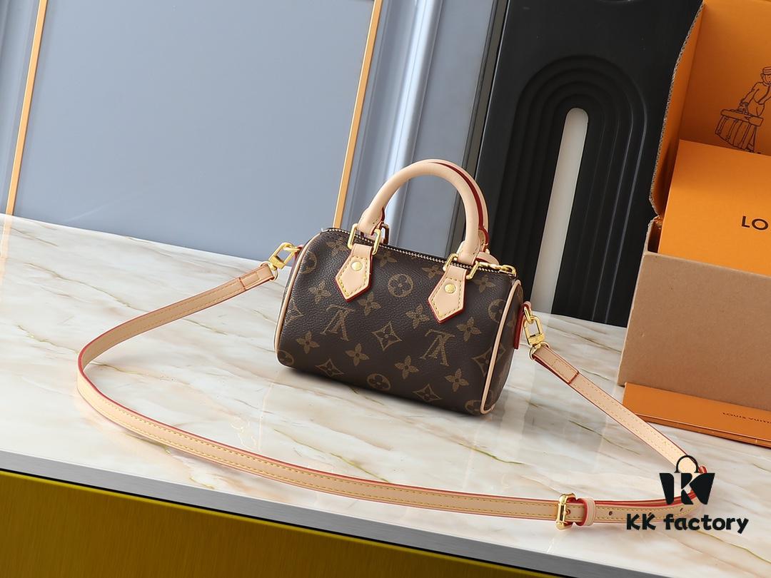 69306039f09edb6de4c50523 Upgraded Original M13391 M13406 M81085 LV x Murakami Takashi Collaborative Nano Speedy Handbag