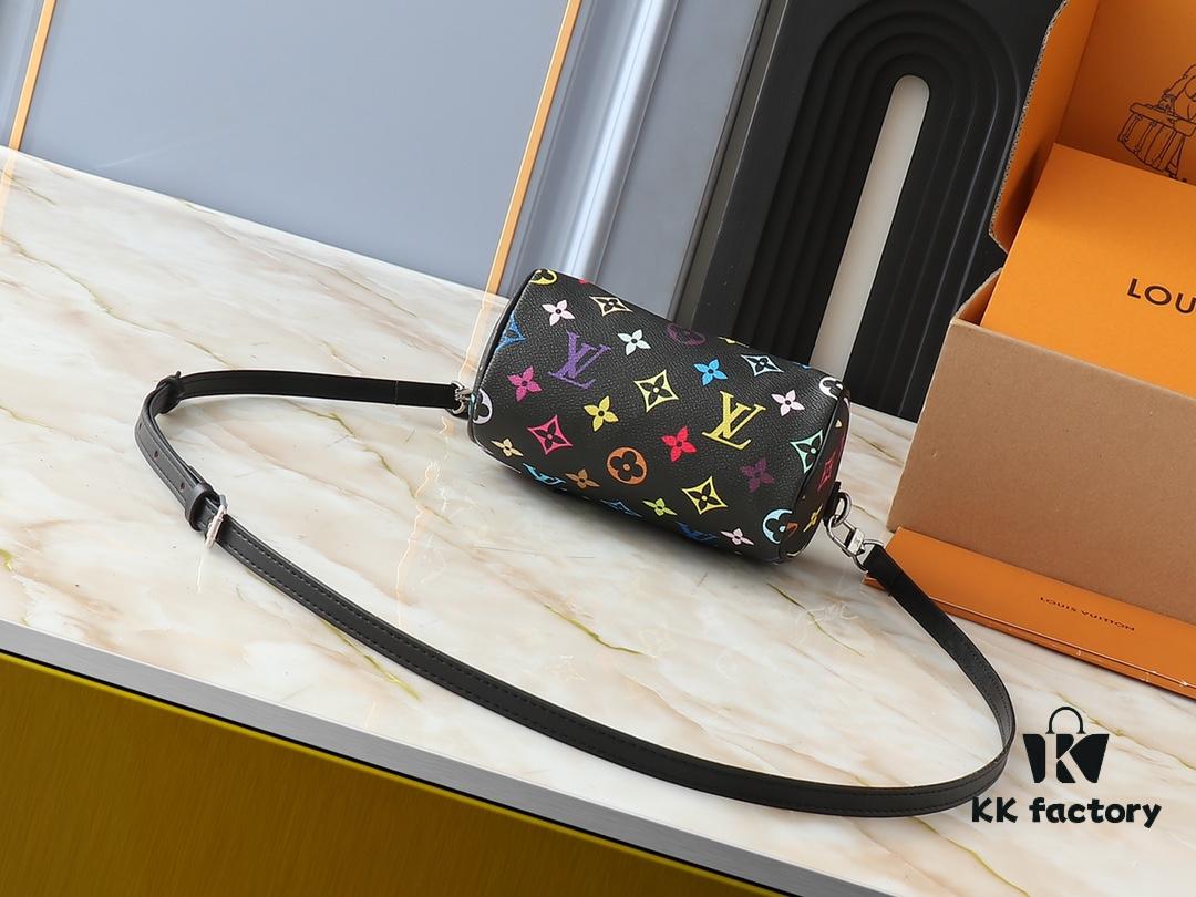 6930603cf09edb6de4c50527 Upgraded Original M13391 M13406 M81085 LV x Takashi Murakami Nanospeedy Bag