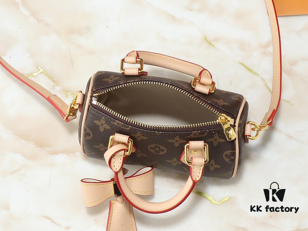 6930603cf09edb6de4c50529 Upgraded Original M13391 M13406 M81085 LV x Murakami Takashi Collaborative Nano Speedy Handbag