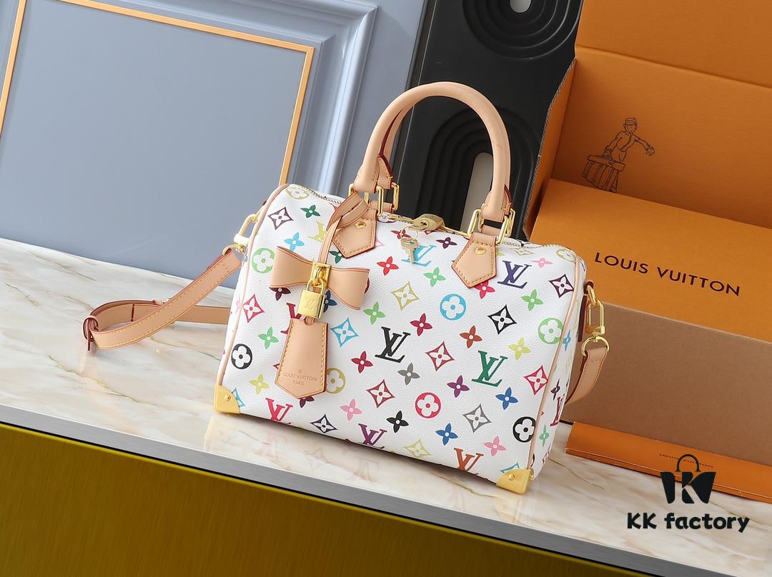 6930603df09edb6de4c5052a Upgraded Original M13805 M13257 M40390 LV x Murakami Collaboration Nano Speedy Bag