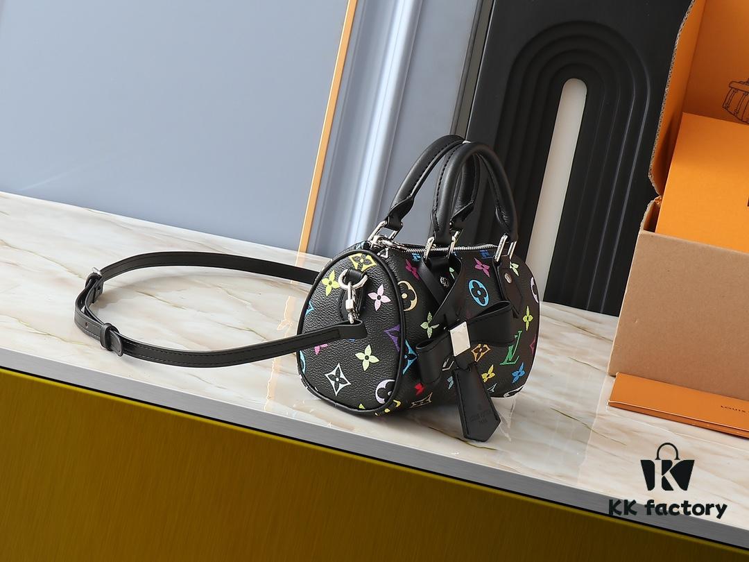 6930603ff09edb6de4c5052e Upgraded Original M13391 M13406 M81085 LV x Takashi Murakami Nanospeedy Bag