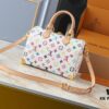 69306040f09edb6de4c5052f Upgraded Original M13805 M13257 M40390 LV x Murakami Collaboration Nano Speedy Bag