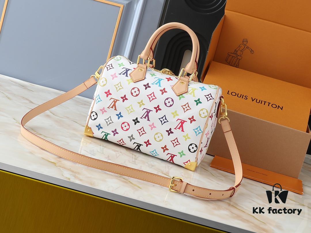 69306040f09edb6de4c5052f Upgraded Original M13805 M13257 M40390 LV x Murakami Collaboration Nano Speedy Bag
