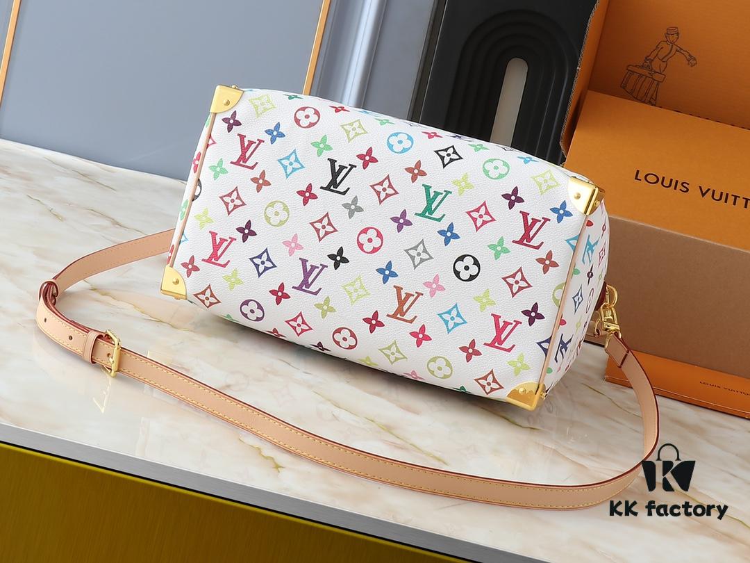 69306044f09edb6de4c50533 Upgraded Original M13805 M13257 M40391 LV x Murakami Collaboration Nano Speedy Handbag