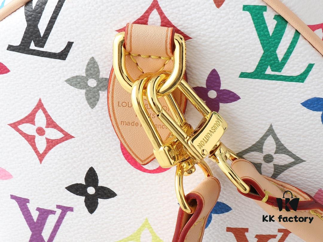 69306046f09edb6de4c50538 Upgraded Original M13805 M13257 M40391 LV x Murakami Collaboration Nano Speedy Handbag