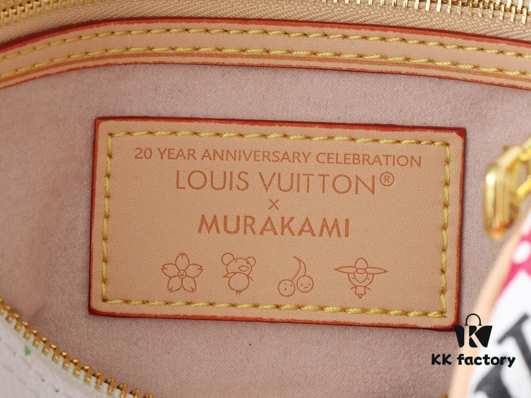 69306046f09edb6de4c50539 Upgraded Original M13805 M13257 M40391 LV x Murakami Collaboration Nano Speedy Handbag