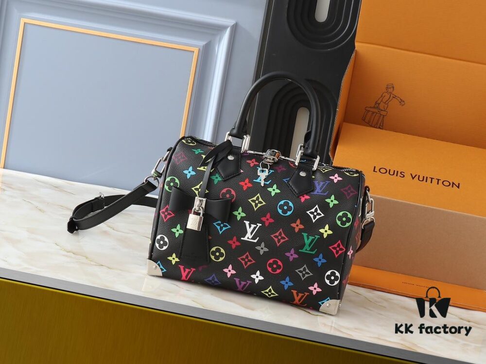 69306048f09edb6de4c5053a Upgraded Original M13805 M13257 M40390 LV x Murakami Collaboration Nano Speedy Bag