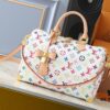 6930604af09edb6de4c5053e Upgraded Original M13805 M13257 M40391 LV x Murakami Collaboration Nano Speedy Handbag