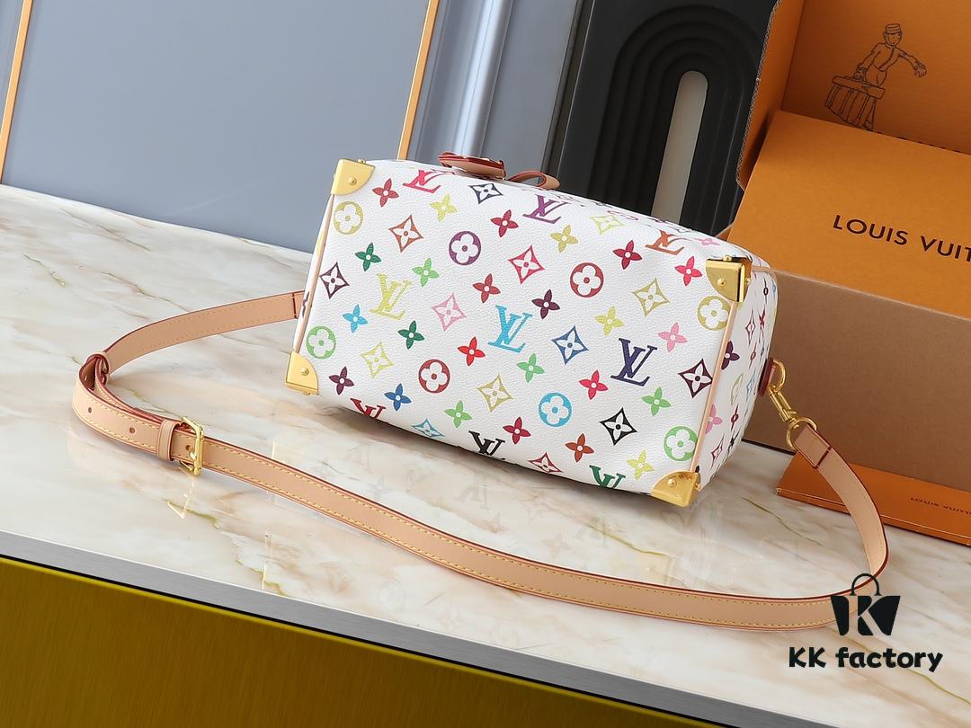 6930604af09edb6de4c5053f Upgraded Original M13805 M13257 M40390 LV x Murakami Collaboration Nano Speedy Bag