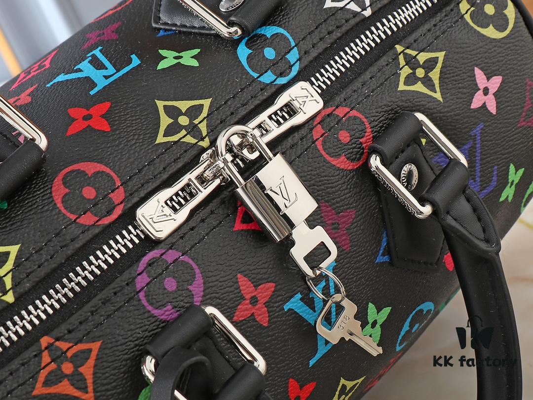 Upgraded Original M13805 M13257 M40390 LV x Murakami Collaboration Nano Speedy Bag