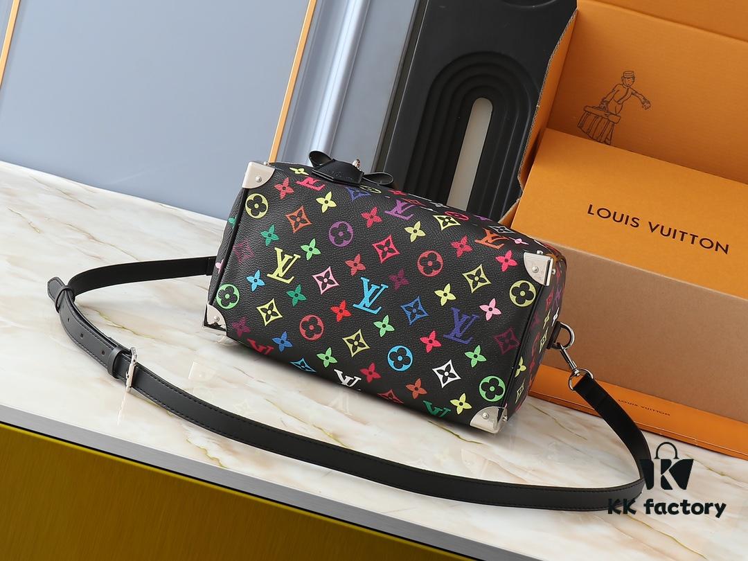 Upgraded Original M13805 M13257 M40390 LV x Murakami Collaboration Nano Speedy Bag