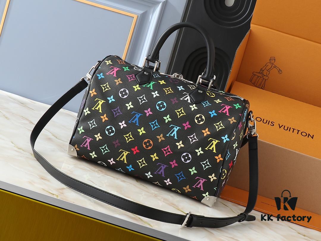 6930604ef09edb6de4c50548 Upgraded Original M13805 M13257 M40391 LV x Murakami Collaboration Nano Speedy Handbag
