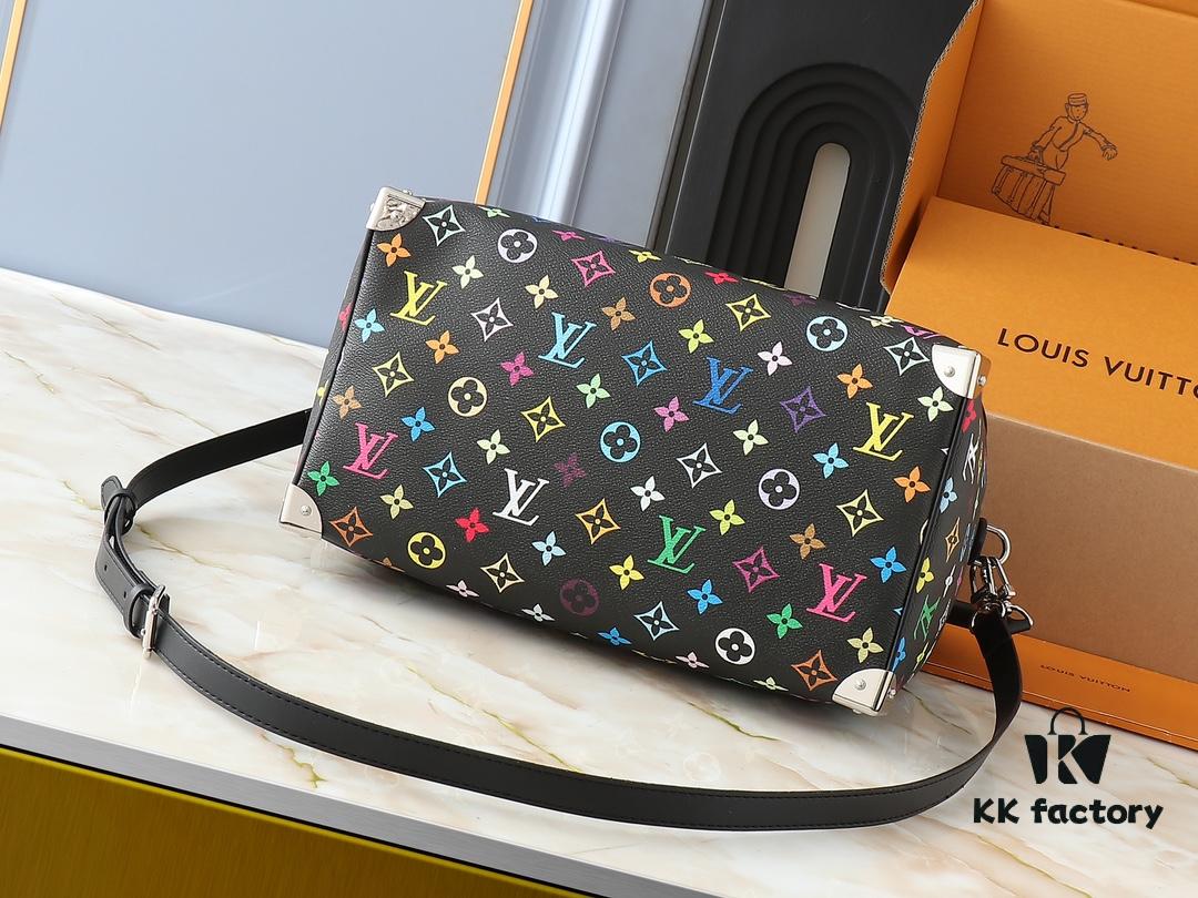 6930604ff09edb6de4c5054a Upgraded Original M13805 M13257 M40391 LV x Murakami Collaboration Nano Speedy Handbag