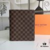 69306074f09edb6de4c50582 2020 Hot Selling Extra Large Checkbook Wallet with 6 Card Slots, Cowhide Leather and LV Special Fabric, Gift Box Included, Approx. 18cm