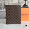 69306075f09edb6de4c50583 2020 Hot Selling Extra Large Checkbook Wallet with 6 Card Slots, Cowhide Leather and LV Special Fabric, Gift Box Included, Approx. 18cm