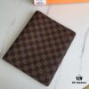 69306075f09edb6de4c50584 2020 Hot Selling Extra Large Checkbook Wallet with 6 Card Slots, Cowhide Leather and LV Special Fabric, Gift Box Included, Approx. 18cm