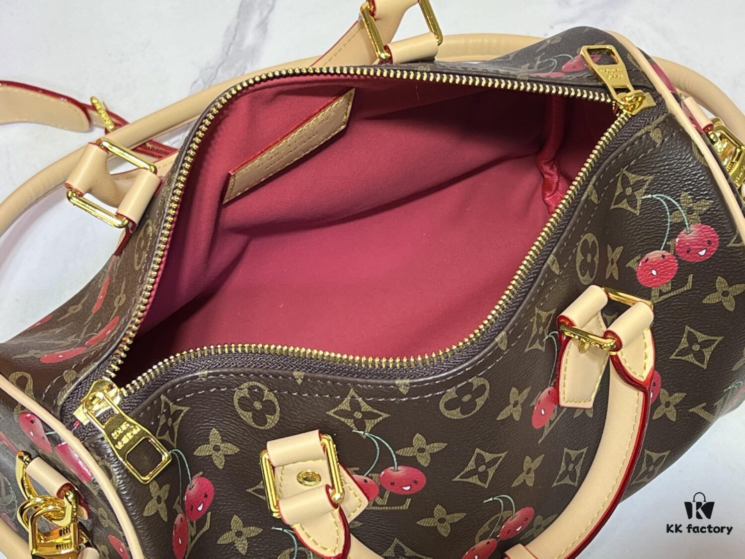 6930607ff09edb6de4c50599 M17089 M40391 Louis Vuitton Cherry Series Handbag from 2005 Designed by Takashi Murakami
