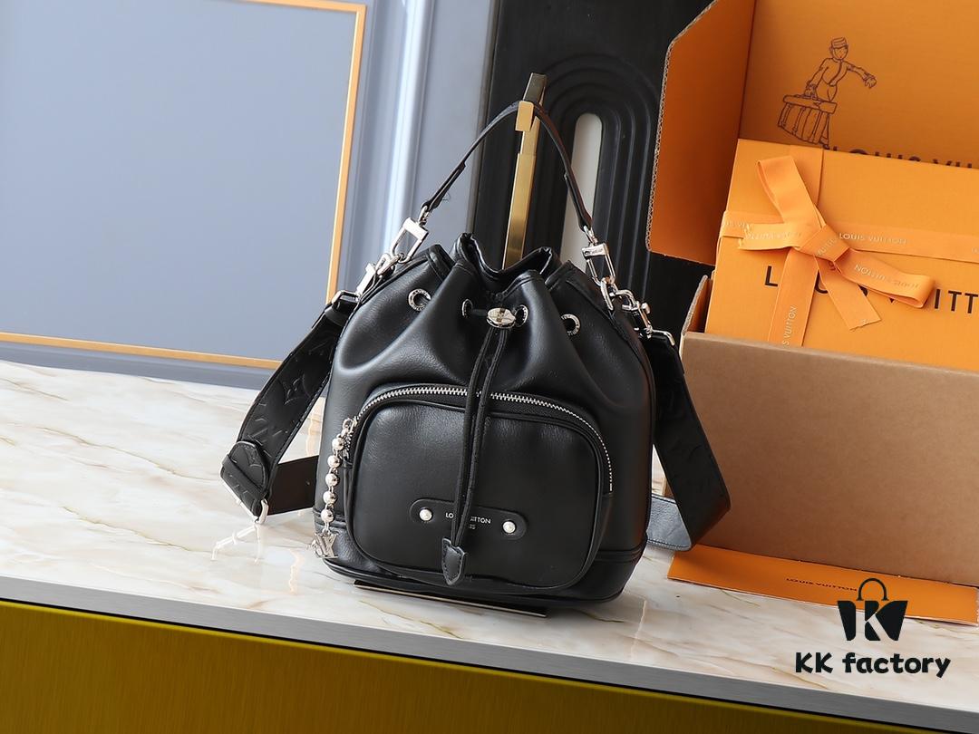 6930609ef09edb6de4c505d1 Upgraded Original M13985 Full Leather Black, Official Website Small Noe Cargo M14017 Monogram Coated Cowhide Bucket Bag