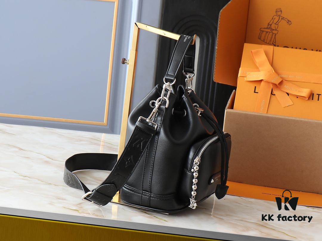 6930609ff09edb6de4c505d2 Upgraded Original M13985 Full Leather Black, Official Website Small Noe Cargo M14017 Monogram Coated Cowhide Bucket Bag
