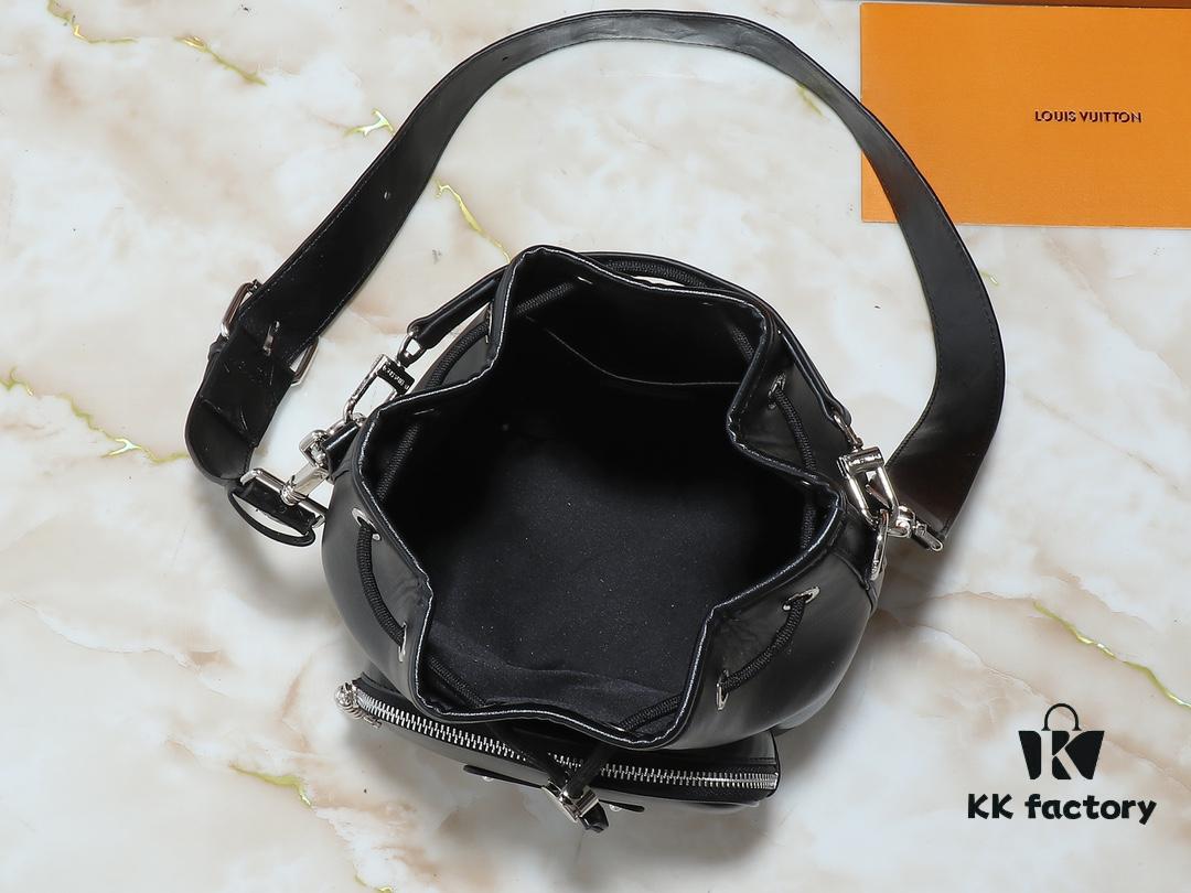 693060a3f09edb6de4c505d9 Upgraded Original M13985 Full Leather Black, Official Website Small Noe Cargo M14017 Monogram Coated Cowhide Bucket Bag
