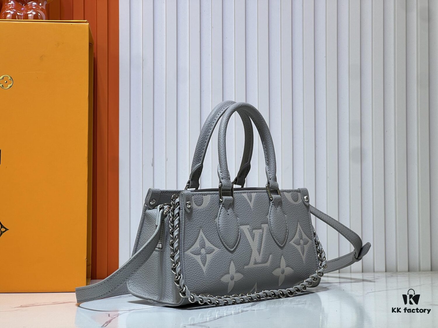 Upgraded Original M14213 M14236 M46653 OnTheGo East West Handbag from LV Milky Way Collection