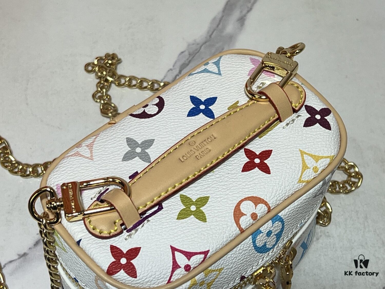 693060baf09edb6de4c505fb Upgraded Original M13747 M44495 M44936 M42263 M42265 LV Takashi Murakami Nice Mini Nano Pouch with Monogram Print in 33 Vibrant Colors, 2025 LV x Takashi Murakami Collaboration White Tricolor and Black Tricolor Twelve-Section Series, Popular Worldwide Among Celebrities