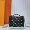 693060c0f09edb6de4c50605 Takashi Murakami x LV Nice Mini Nano Pouch in Monogram Multicolor Coated Canvas
