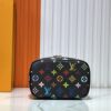693060c0f09edb6de4c50607 Takashi Murakami x LV Nice Mini Nano Pouch in Monogram Multicolor Coated Canvas