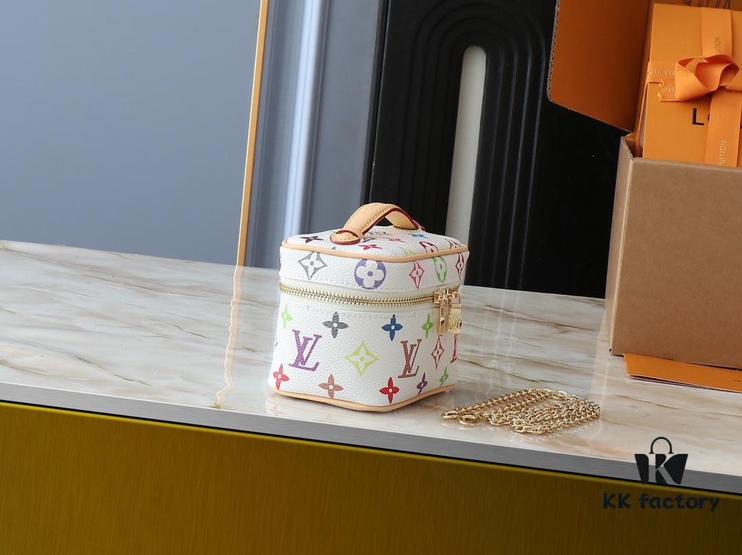 693060d0f09edb6de4c50624 Upgraded Original M13747 M44495 M44936 M42263 LV Takashi Murakami Nice Mini Nano Pouch with Monogram Print in 33 Vibrant Colors, 2025 LV x Takashi Murakami Collaboration White Tricolor and Black Tricolor Twelve-Section Series, Popular Worldwide Among Celebrities