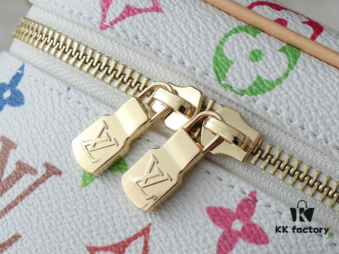 693060d2f09edb6de4c5062b Upgraded Original M13747 M44495 M44936 M42263 LV Takashi Murakami Nice Mini Nano Pouch with Monogram Print in 33 Vibrant Colors, 2025 LV x Takashi Murakami Collaboration White Tricolor and Black Tricolor Twelve-Section Series, Popular Worldwide Among Celebrities