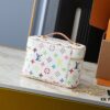 693060d7f09edb6de4c50634 Upgraded Original M13747 M44495 M42265 M44936 M42263 LV Takashi Murakami Nice Mini Nano Cosmetic Pouch Featuring the Monogram Print in 33 Vibrant Colors, 2025 Collaboration of White Tricolor and Black Tricolor Twelve-Section Series by Takashi Murakami and LV, a Global Hit Loved by Celebrities