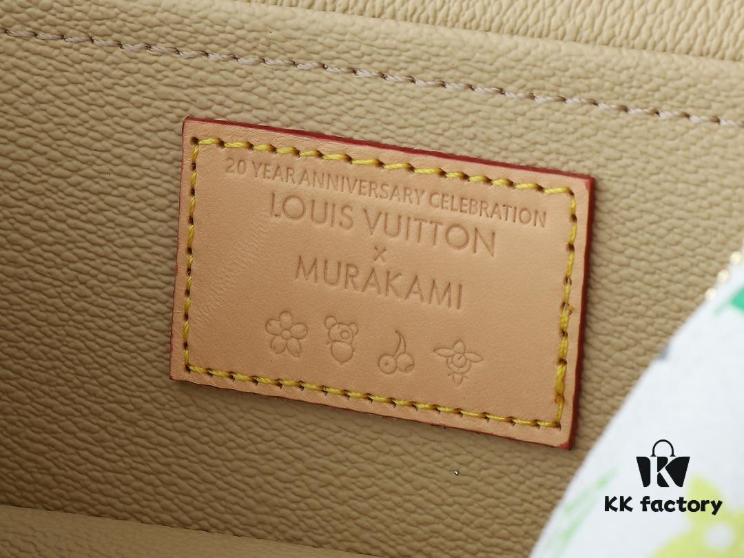 693060d8f09edb6de4c50637 Upgraded Original M13747 M44495 M42265 M44936 M42263 LV Takashi Murakami Nice Mini Nano Cosmetic Pouch Featuring the Monogram Print in 33 Vibrant Colors, 2025 Collaboration of White Tricolor and Black Tricolor Twelve-Section Series by Takashi Murakami and LV, a Global Hit Loved by Celebrities