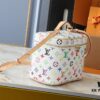 693060d9f09edb6de4c50639 Upgraded Original M13747 M44495 M42265 M44936 M42263 LV Takashi Murakami Nice Mini Nano Pouch with Monogram Print in 33 Vibrant Colors, 2025 LV x Takashi Murakami Collaboration White Tricolor and Black Tricolor Twelve-Section Series, Popular Worldwide Among Celebrities