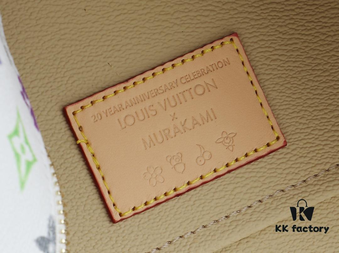 693060dbf09edb6de4c5063e Upgraded Original M13747 M44495 M42265 M44936 M42263 LV Takashi Murakami Nice Mini Nano Pouch with Monogram Print in 33 Vibrant Colors, 2025 LV x Takashi Murakami Collaboration White Tricolor and Black Tricolor Twelve-Section Series, Popular Worldwide Among Celebrities