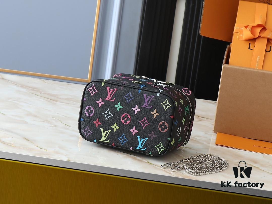 Takashi Murakami x LV Nice Mini Nano Pouch in Monogram Multicolor