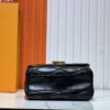 6930610ff09edb6de4c506ae M23689 M22891 Nicolas Ghesquière infuses the GO-14 Medium Handbag with innovative craftsmanship, featuring quilted lambskin meticulously treated to achieve a baked finish, expressing bold avant-garde style. The LV Twist lock adds signature brand elegance, while top handles and an adjustable chain strap are detachable, enabling multiple carrying options. Dimensions: 23X16X10