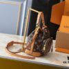 6930611af09edb6de4c506c3 Noe Cargo Mini Upgrade Original Version M14199 M14017 – Compact Bucket Bag in Shiny Calfskin with Nylon-Like Sheen