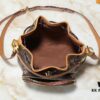 6930611ef09edb6de4c506cb Noe Cargo Mini Upgrade Original Version M14199 M14017 – Compact Bucket Bag in Shiny Calfskin with Nylon-Like Sheen