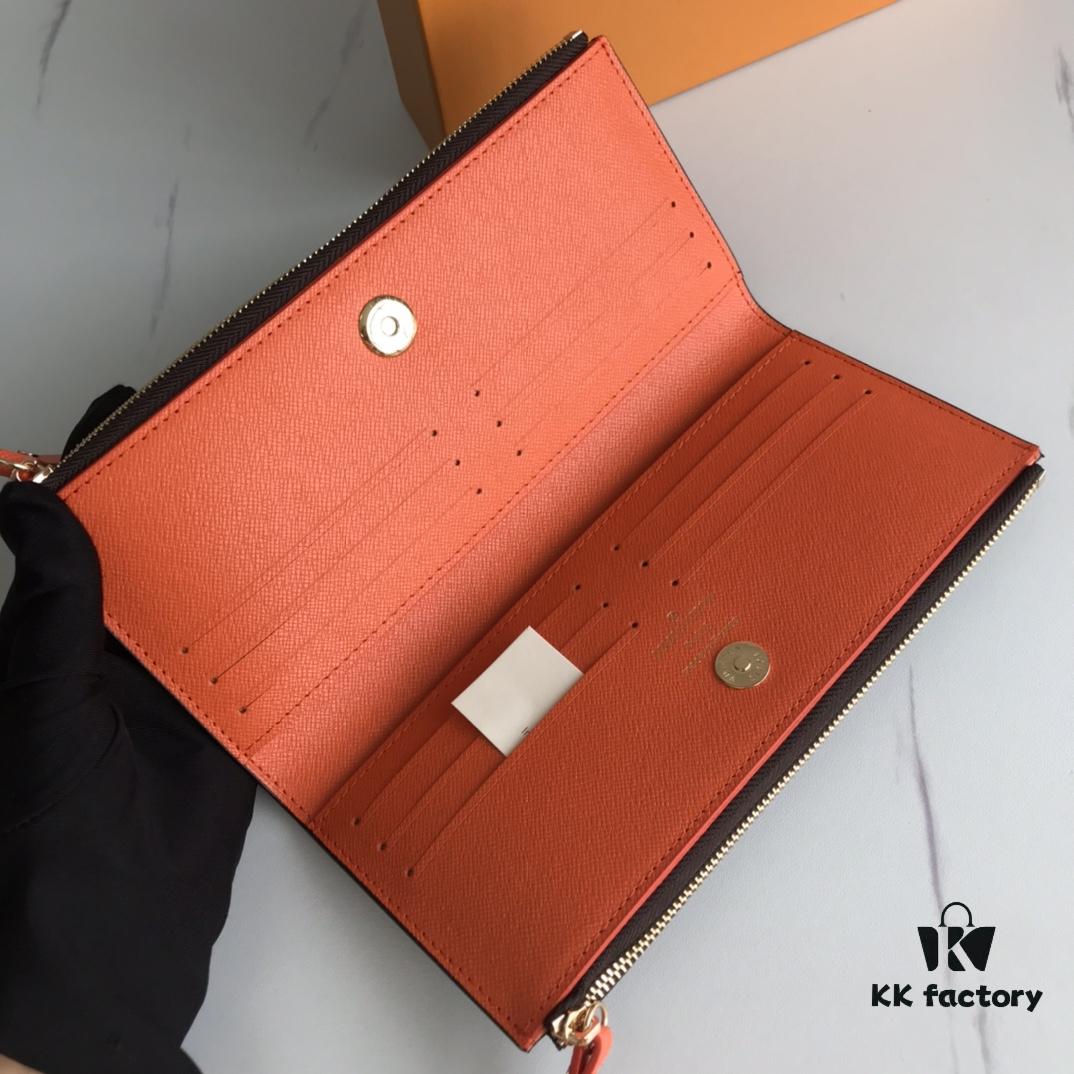 LV61269 Brand - Adele Wallet in Monogram Canvas with Colorful Leather Lining