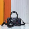 69306143f09edb6de4c5071f Upgraded Original M13391 M13406 M81085 LV x Takashi Murakami Nanospeedy Multicolor Black and White Handbag