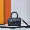 69306145f09edb6de4c50723 Upgraded Original M13391 M13406 M81085 LV x Takashi Murakami Nanospeedy Multicolor Black and White Handbag