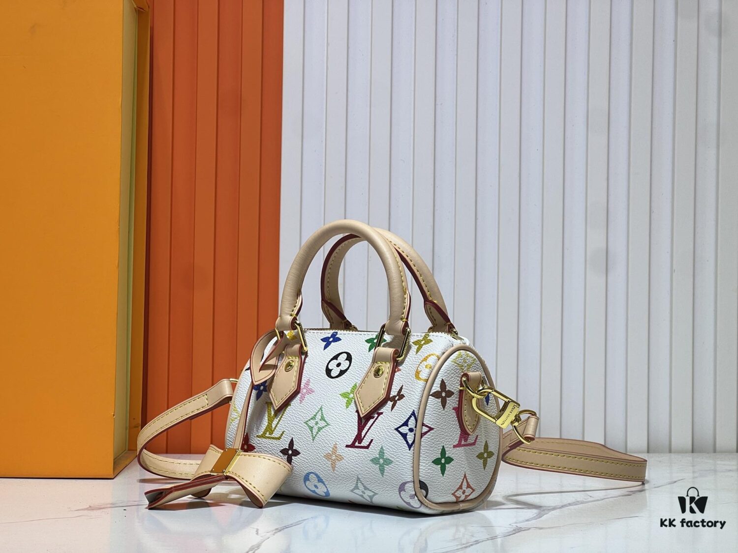 69306148f09edb6de4c50729 Upgraded Original M13391 M13406 M81085 LV x Murakami Collaboration Nano Speedy in Black Tricolor and White Tricolor