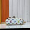 69306167f09edb6de4c5076f Murakami Takashi White Tricolor Upgrade Original Version M47125 M42264 Vanity Chain Pouch