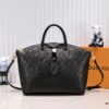 69306175f09edb6de4c50787 Authentic Top-Grade Embossed Monogram Boétie Mini Zip Tote M45986 & Large Size M45987 - Dual-Sided Color-Changing Yellow Leather