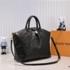 69306175f09edb6de4c50789 Authentic Top-Grade Embossed Monogram Boétie Mini Zip Tote M45986 & Large Size M45987 - Dual-Sided Color-Changing Yellow Leather
