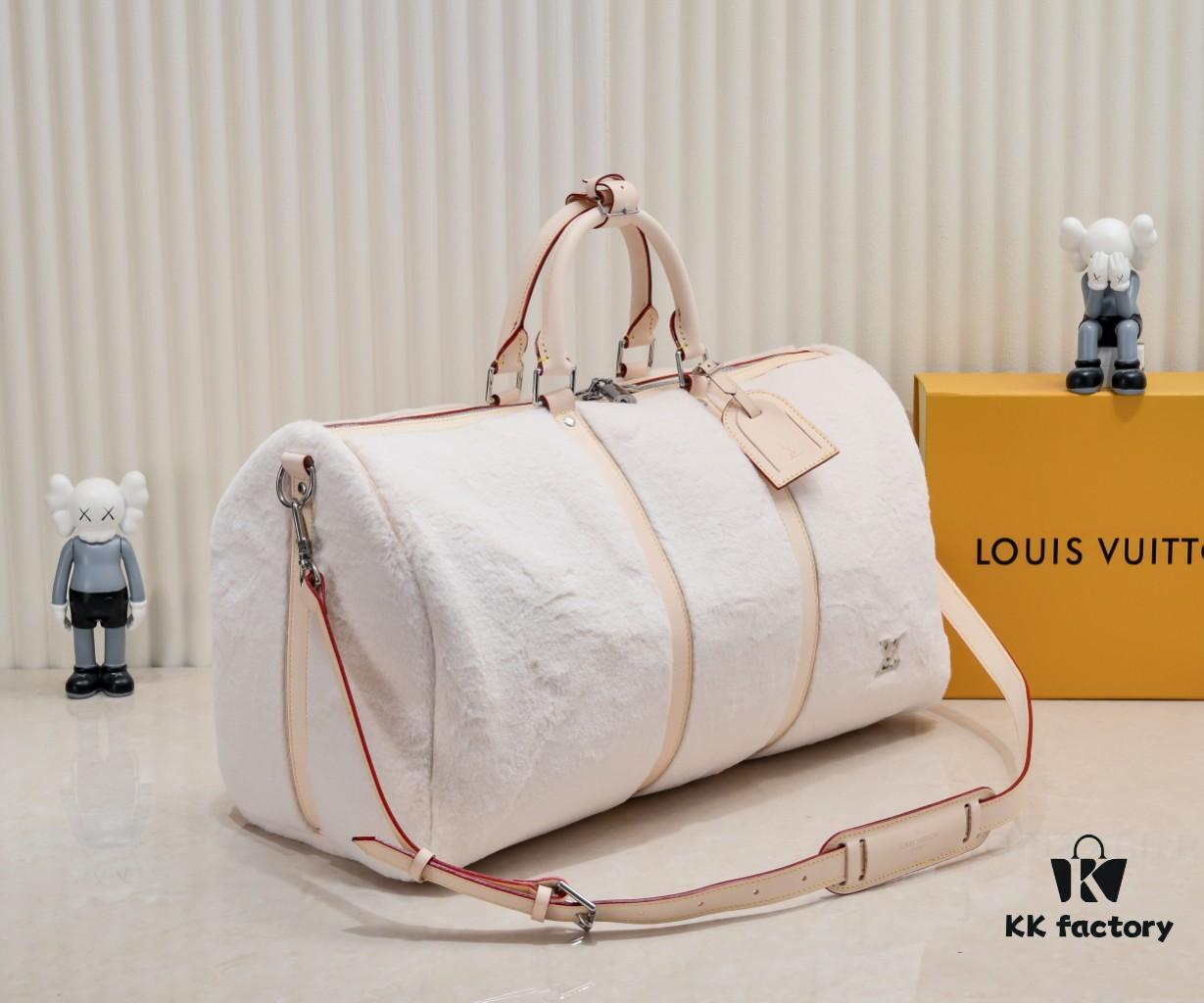 69306181f09edb6de4c5079d Exclusive Real Photo - Upgraded Version‼️ M23108 Puffy Shearling Keepall Bandoulière 50