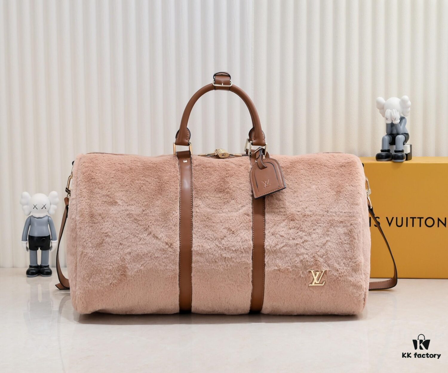 69306187f09edb6de4c507a9 Exclusive Real Shot - Upgraded Version ‼️ M23108 Puffy Shearling Keepall Bandoulière 50