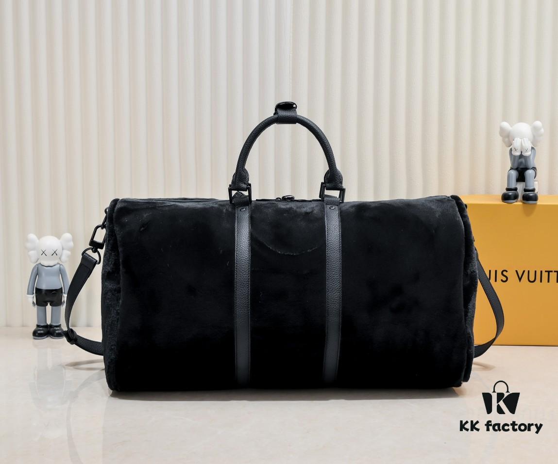 6930618df09edb6de4c507b7 Exclusive Real Shot - Upgraded Version‼️ M23108 Puffy Shearling Keepall Bandoulière 50