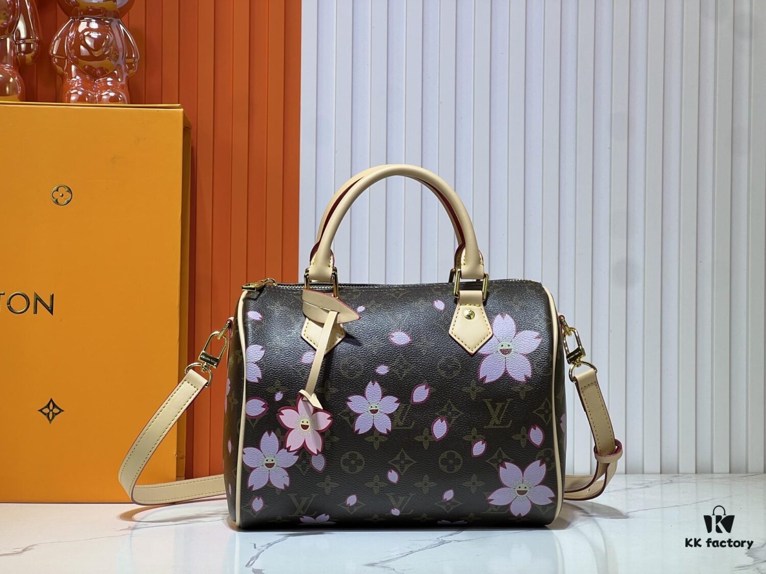 69306192f09edb6de4c507c0 Upgraded Original M13805 M13257 M40390 LV x Murakami Collaboration Cherry Blossom 🌸 Nano Speedy Bag